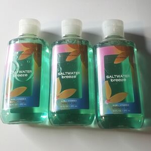 BBW SALTWATER BREEZE SHOWER GEL X3